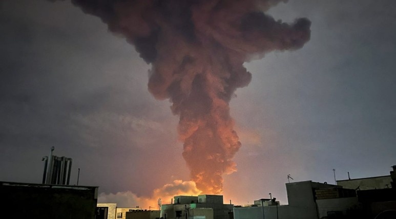 Iran War US-Israel Strike Tehran Oil Sites