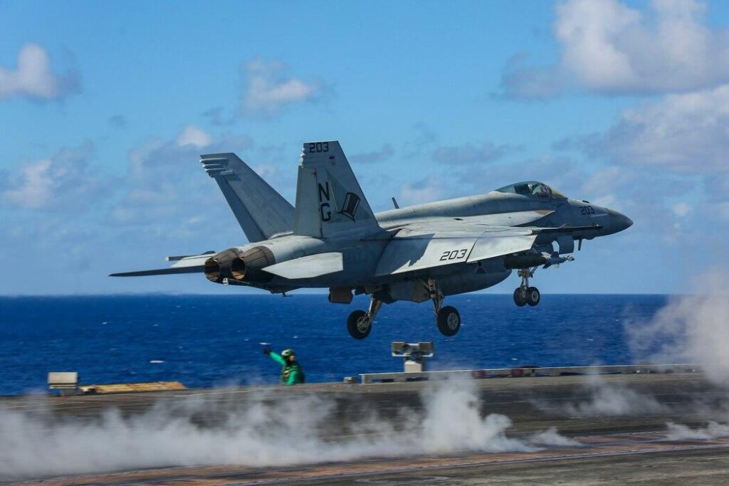 Two Navy Aviators Eject During Landing Mishap Aboard USS Eisenhower, Four Sailors Injured
