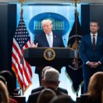 Trump Cites Disputed Accomplishments While Defending White House Media Ban